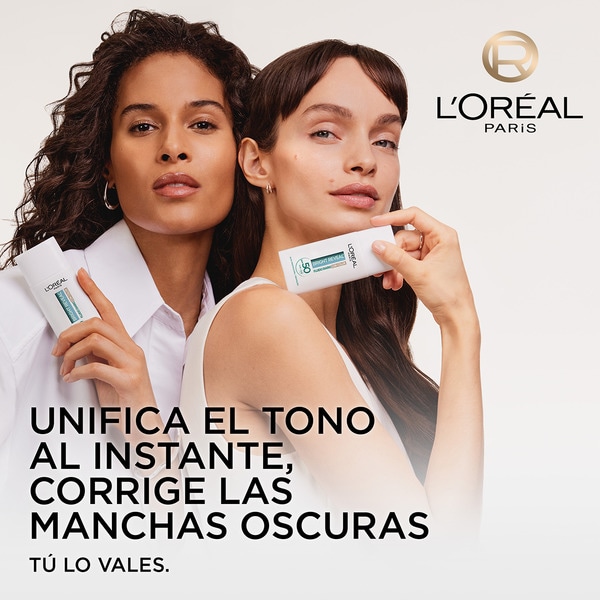 Paris Bright Reveal getöntes Gesichtsfluid gegen Flecken mittlerer Teint Rohr 50 ml mit Niacinamid + LHA SPF50+