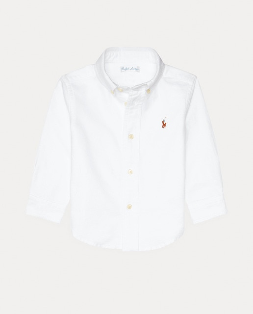 Imagen 0 de Camisa de bebé niño Oxford de algodón