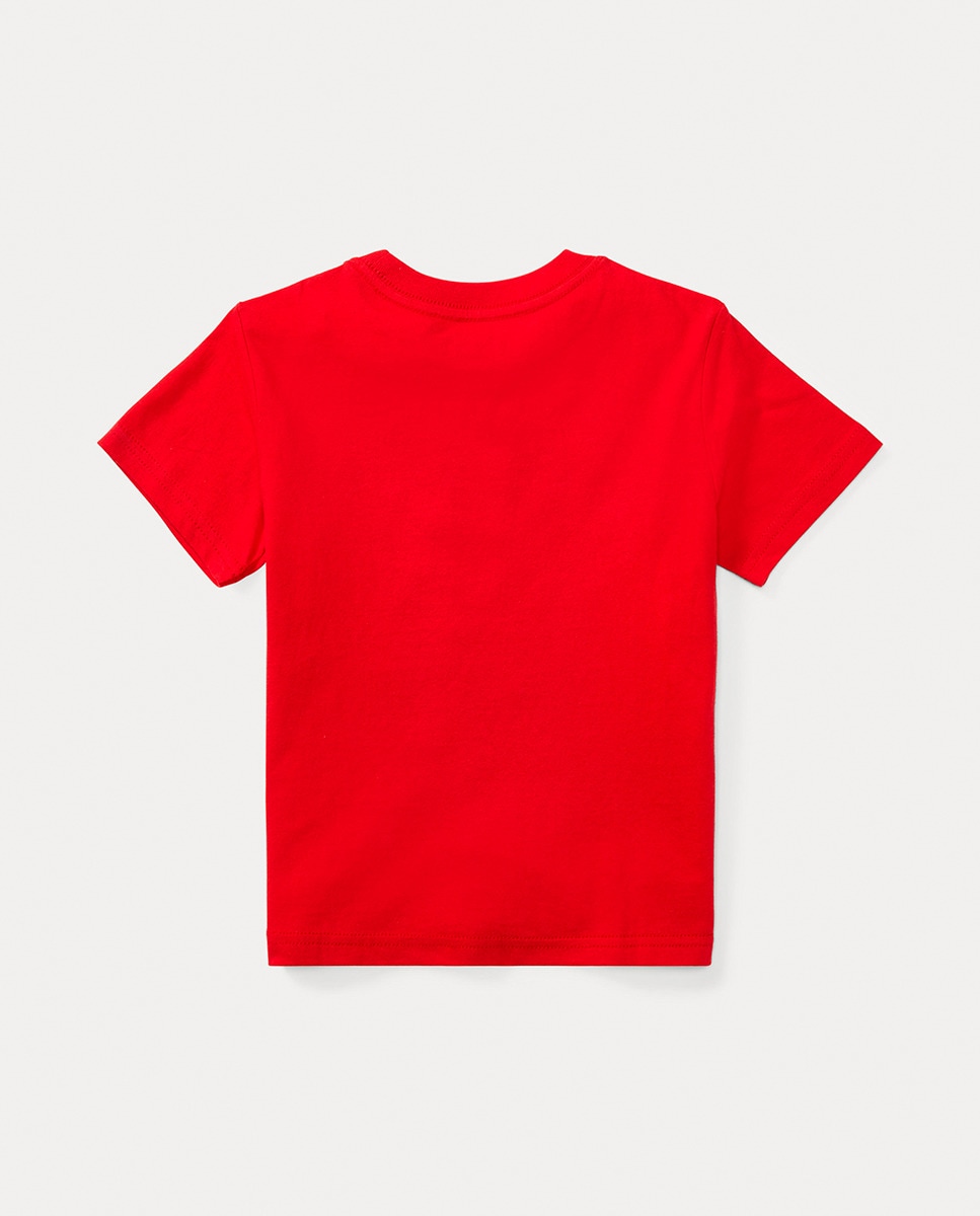 T-shirt em Algodão - Vermelho Vermelho-2