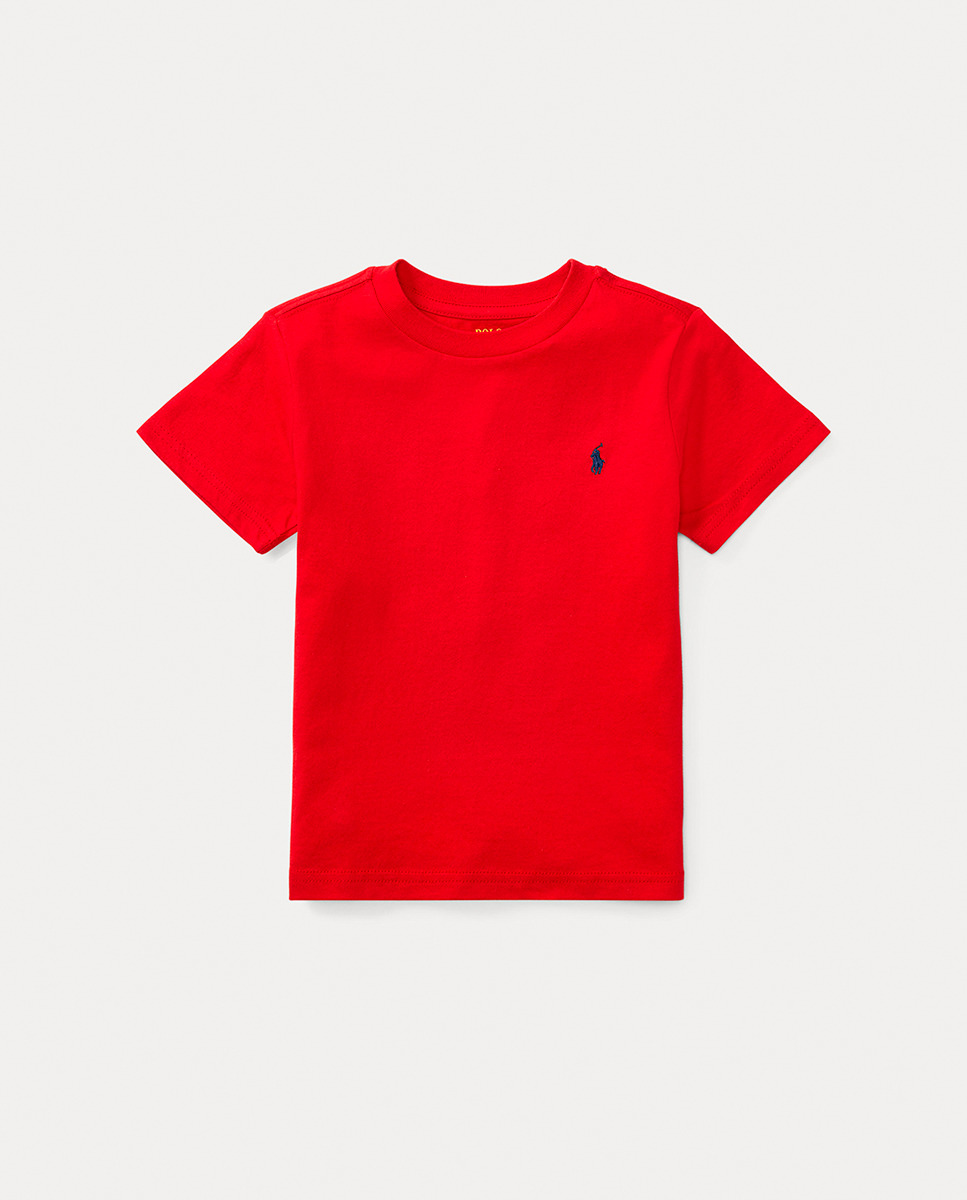 T-shirt em Algodão - Vermelho Vermelho-1