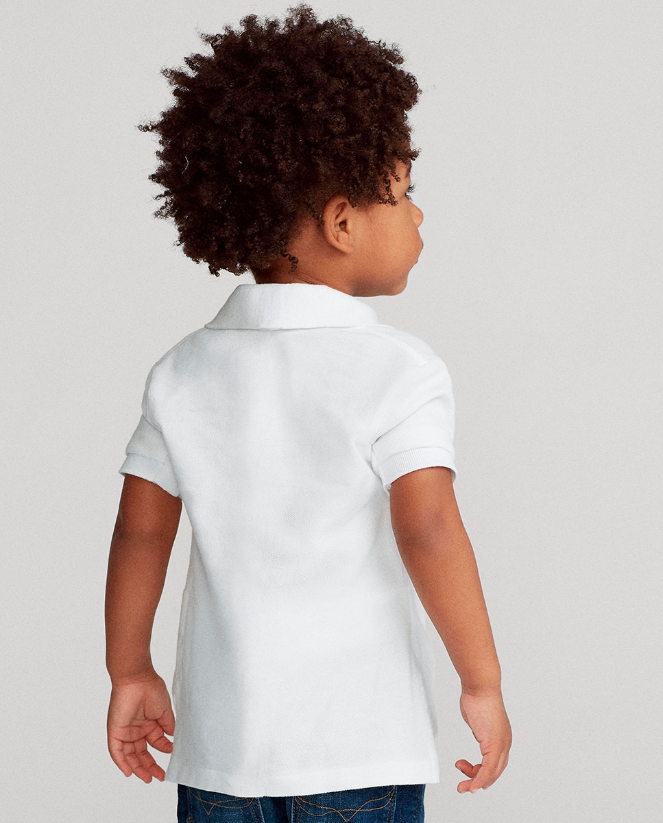 Polo de Algodão - Branco Branco-2