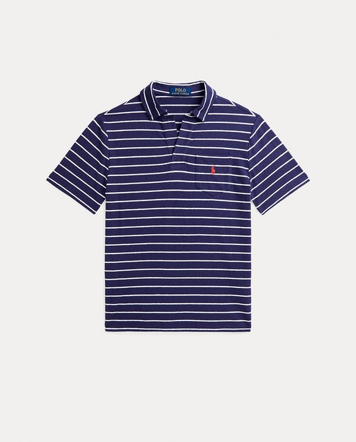 Imagen 0 de Polo de niño de algodón y caballo bordado