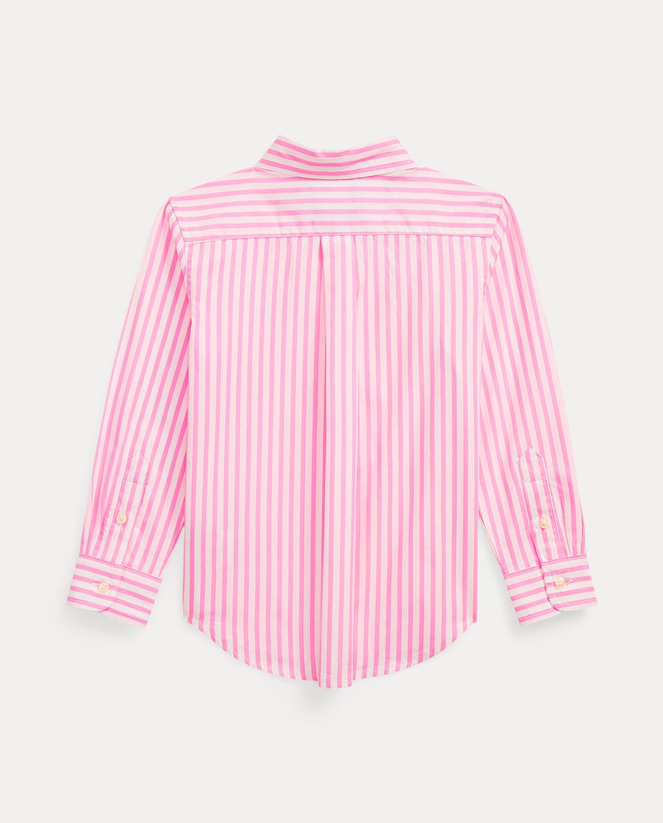 Camisa de Algodão Elástico Rosa-2