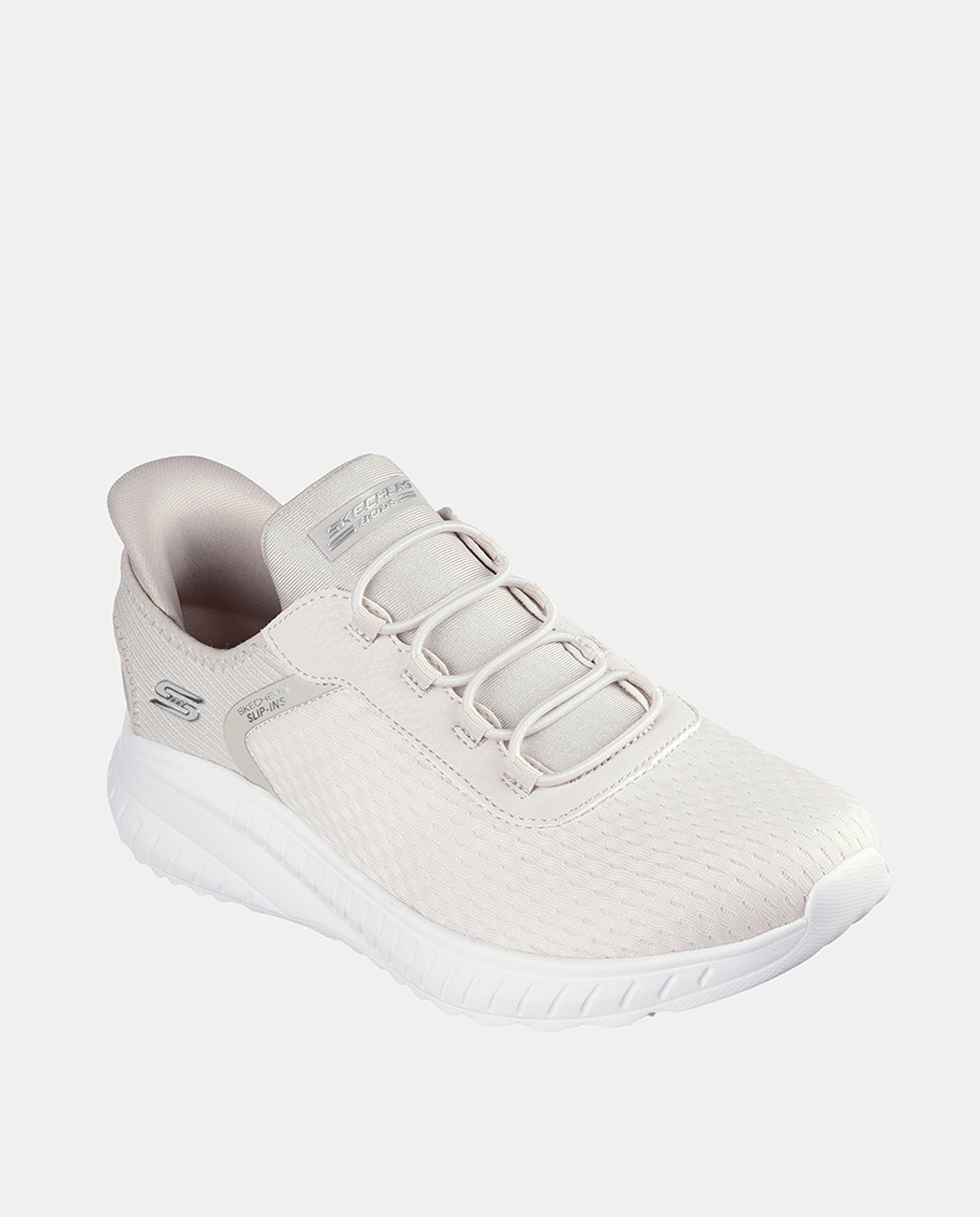 Sapatilhas Slip-in: Bobs Sport Squad Chaos Baixas Tipo Running Branco-1