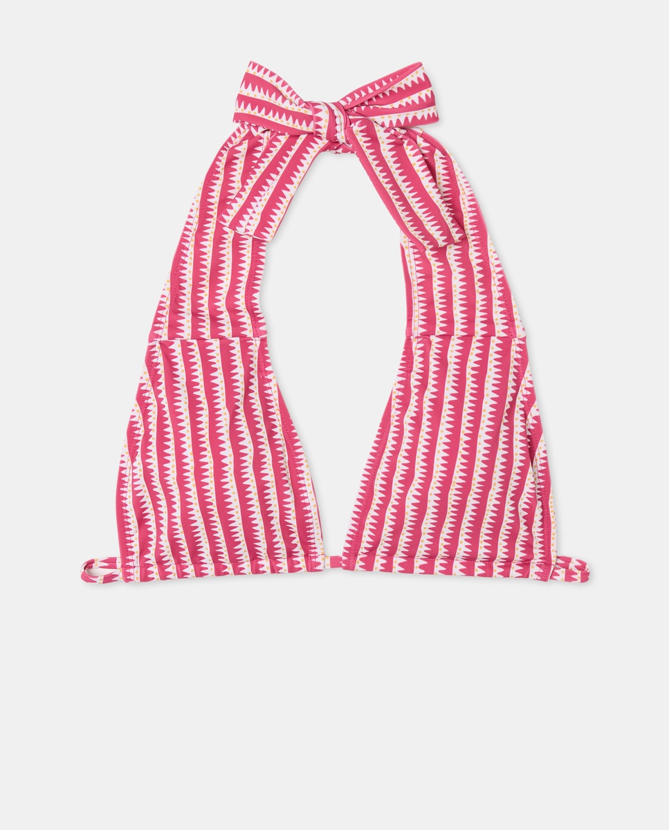 Top de baño bandeau Fucsia-4