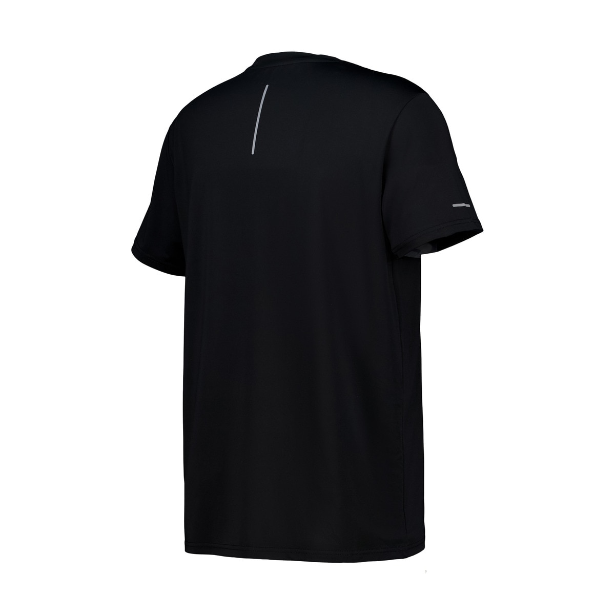 Camiseta técnica manga corta hombre Negro-5