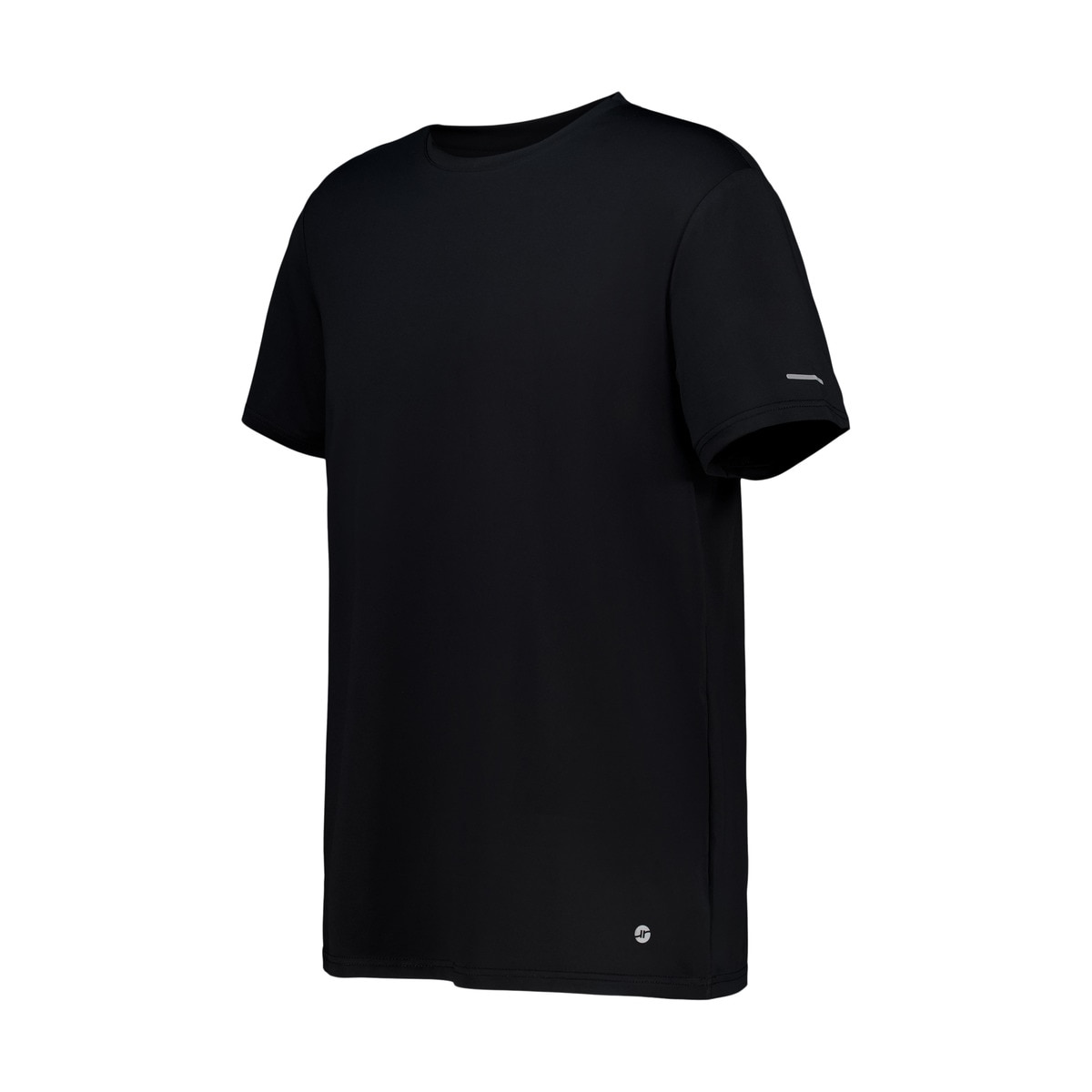 Camiseta técnica manga corta hombre Negro-4