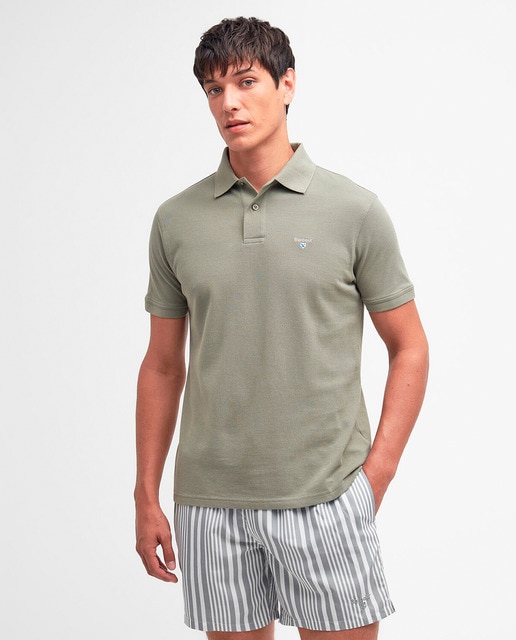 Imagen 0 de Polo de hombre de manga corta deportivo y entallado