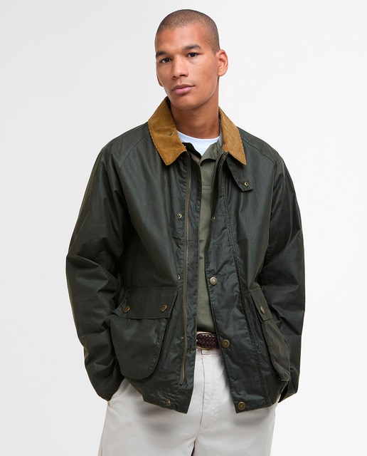 Imagen 0 de Chaqueta de hombre encerada y con botones.
