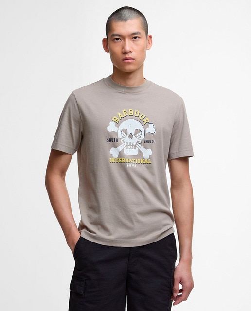 Imagen 0 de Camiseta de hombre de manga corta con grafico en el pecho multicolor