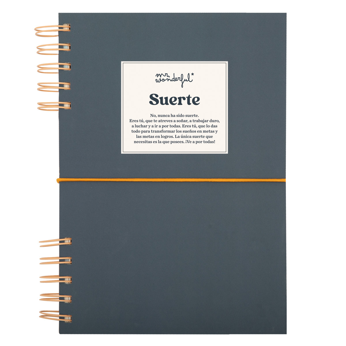 Libreta A5 Mr Wonderful: Suerte 1