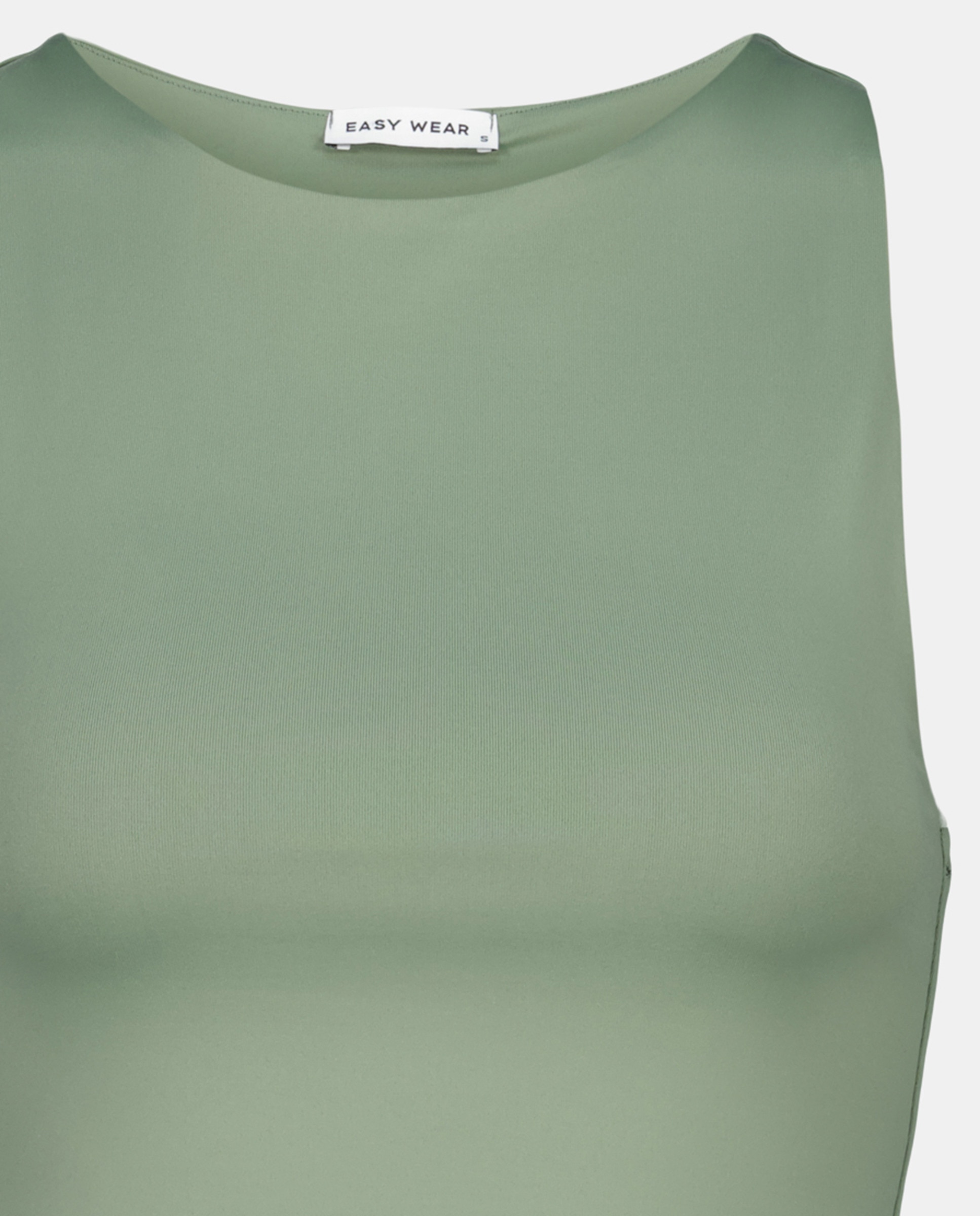 Top Halter Liso Caqui-5