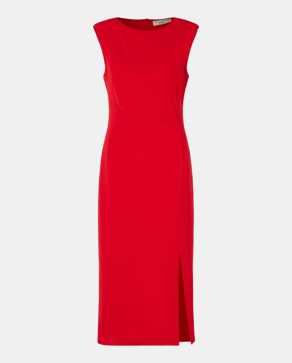 Vestido sem Mangas 600 Vermelho-4