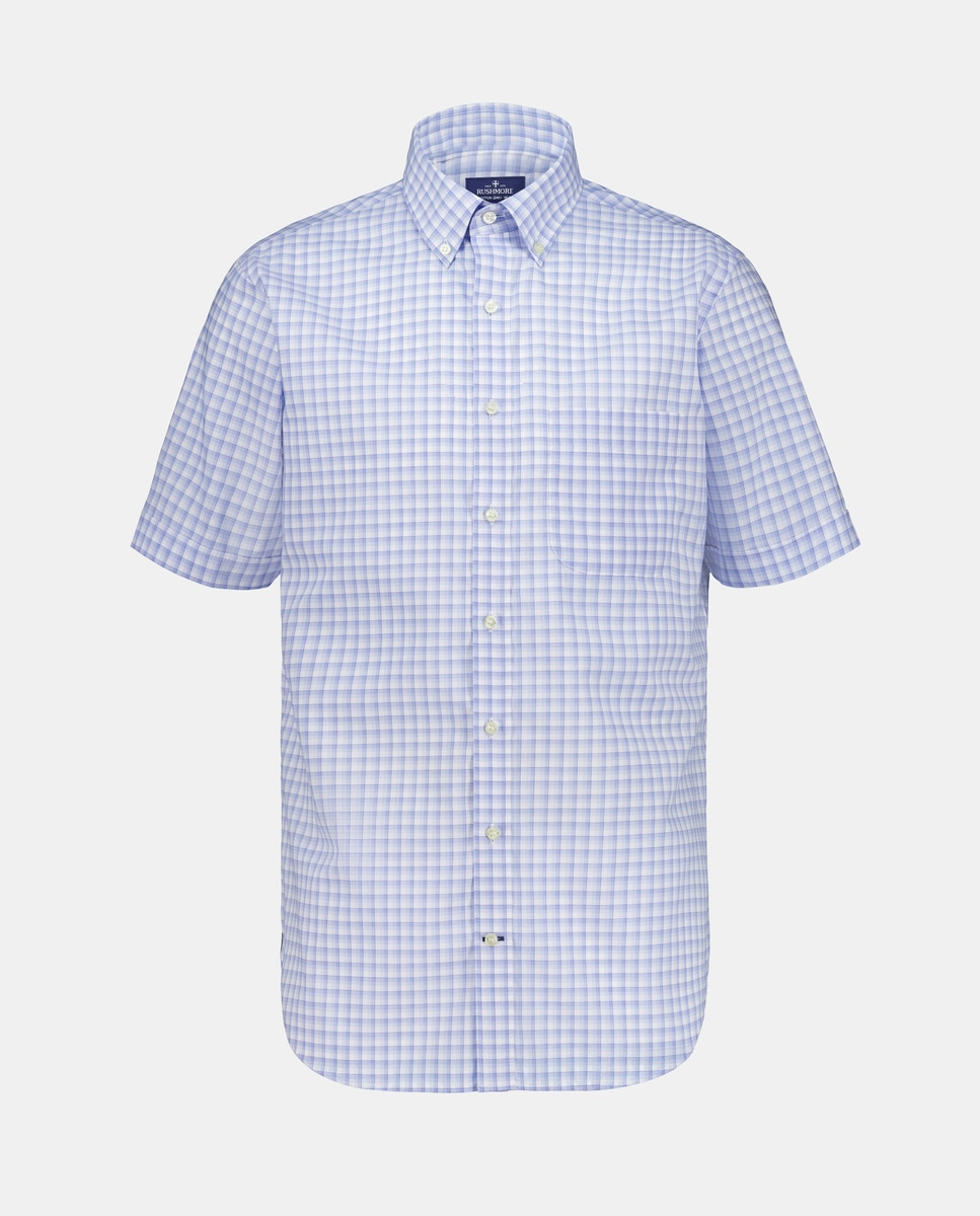 Camisa Non Iron Azul-4