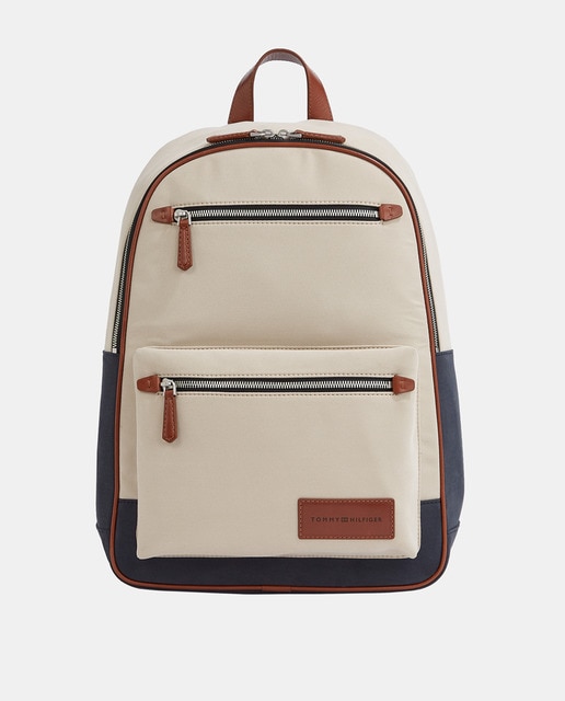 Imagen 0 de Mochila de hombre en color beige de Tommy Hilfiger