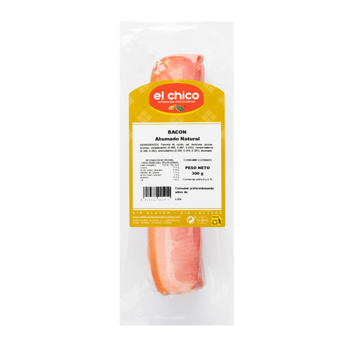 Bacon Porções embalagem 300 g