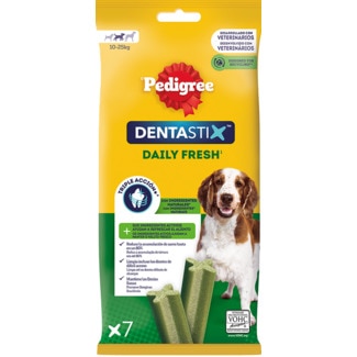 Snack para Cão Médio Daily Fresh embalagem 7 unidades - Pedigree Dentastix