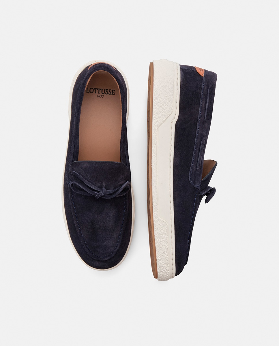 Sapatilhas de Camurça Azul-marinho-6