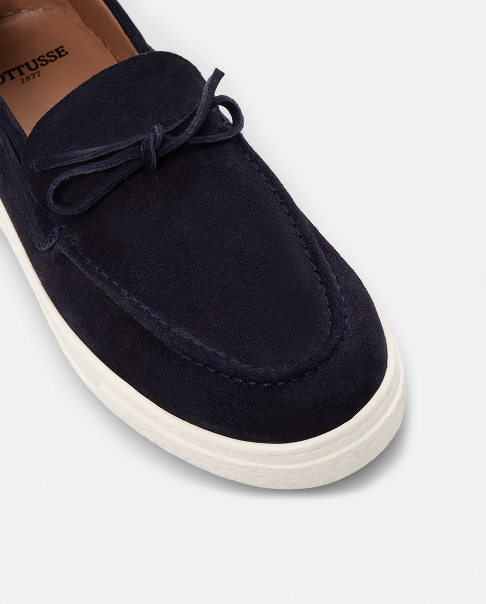 Sapatilhas de Camurça Azul-marinho-4