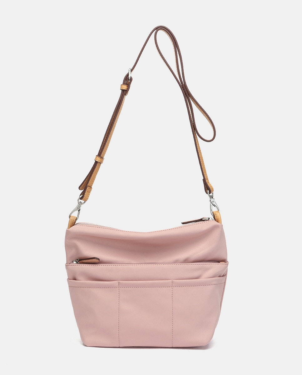 Mala para Telemóvel Oceans Diary em Materiais Reciclados - Rosa Rosa-4
