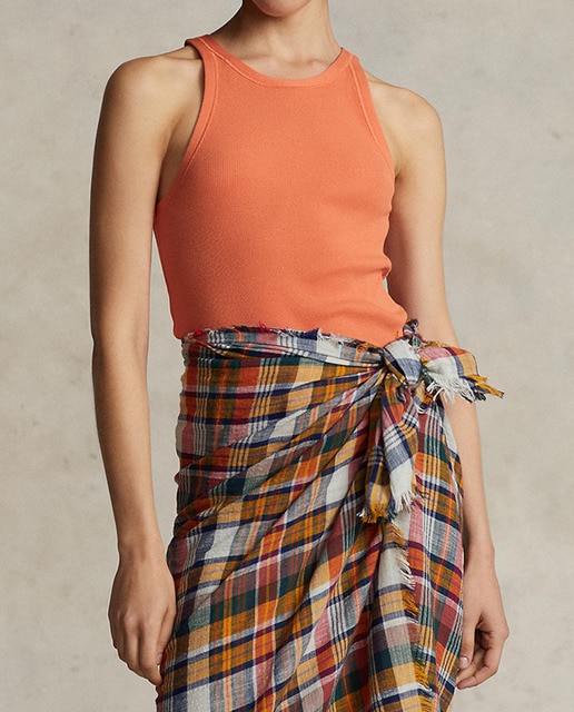 Imagen 0 de Camiseta de mujer de tirante básica de algodón