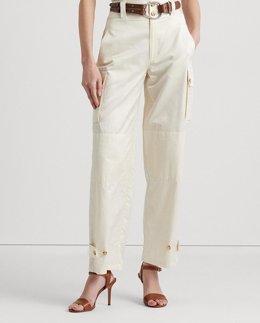 Imagen 0 de Pantalón de mujer cargo de pernera ancha