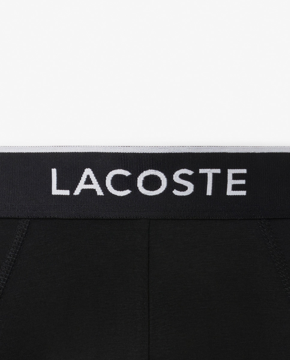 Pack de 3 Boxers de Algodão Monocromáticos com Logótipo na Cintura Multicolor-8