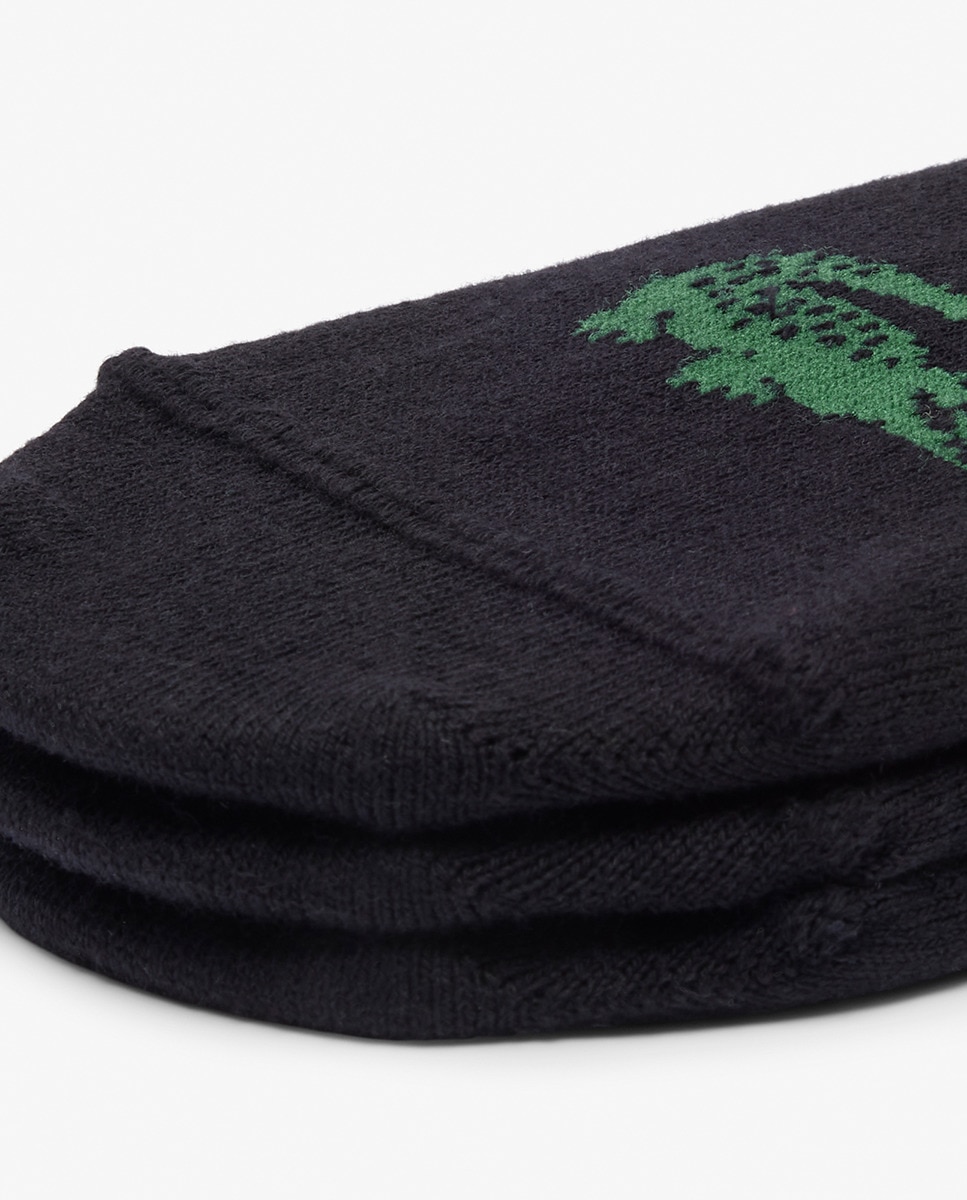 Pack de 3 Pares de Meias Desportivas com Logótipo Preto-3