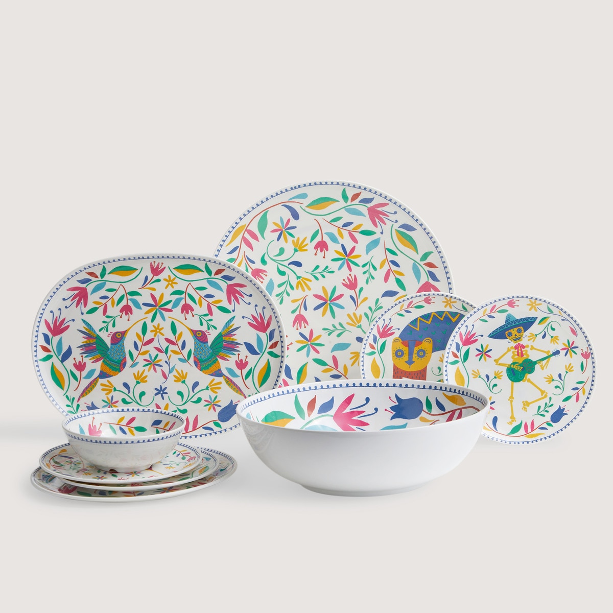 Bowl de melamina Jalisco Basics El Corte Inglés Multicolor-5
