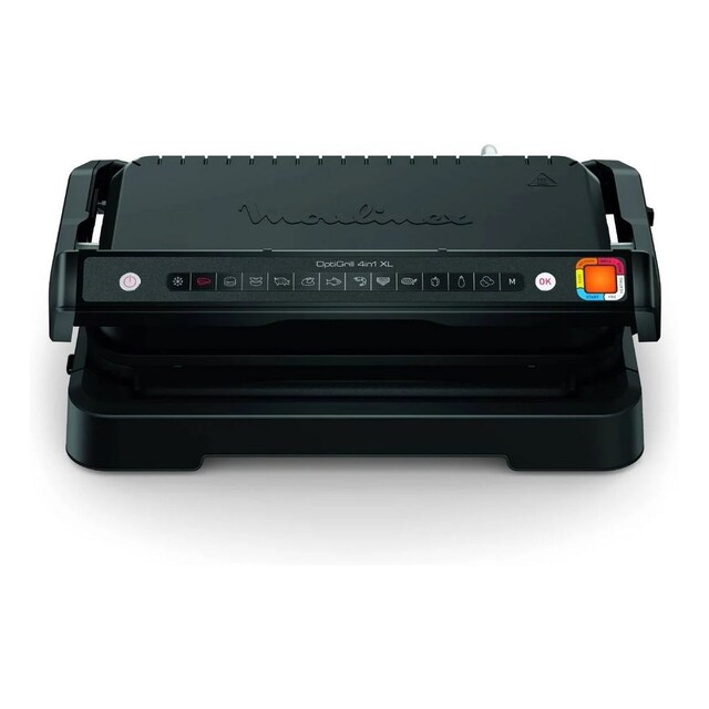 Imagem 0 de Grelhador de Placas Moulinex GI784810 Inteligente, Optigrill, 4 em 1, XL e de 2200 W - Preto