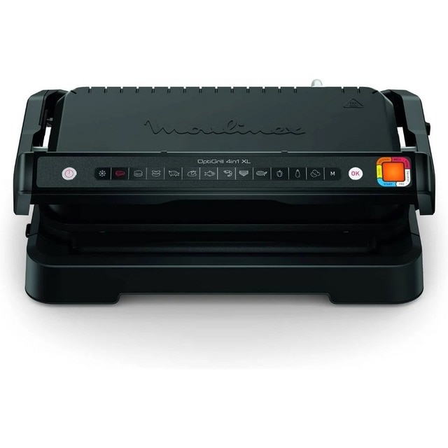 Imagem 0 de Grelhador de Placas Moulinex GI784810 Inteligente, Optigrill, 4 em 1, XL e de 2200 W - Preto