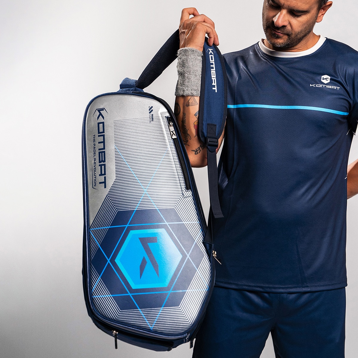 Mochila de Raquetes Aqua Azul-marinho-12