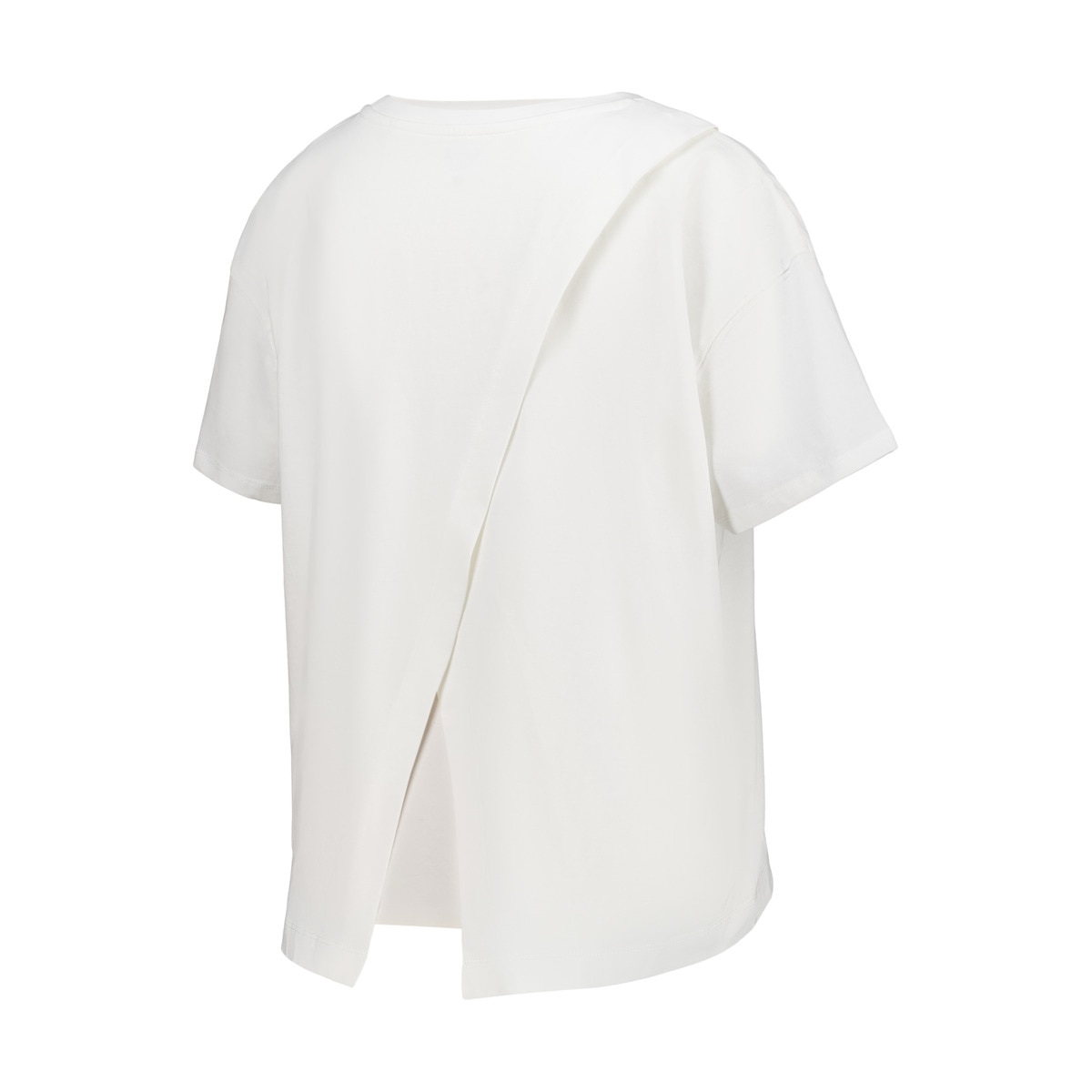 Camiseta apertura espalda Blanco-5