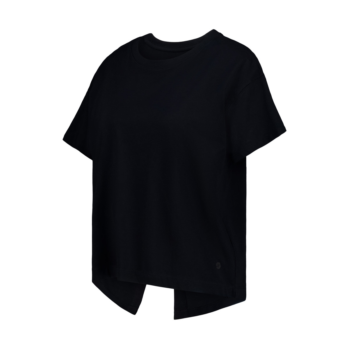 Camiseta apertura espalda Negro-4
