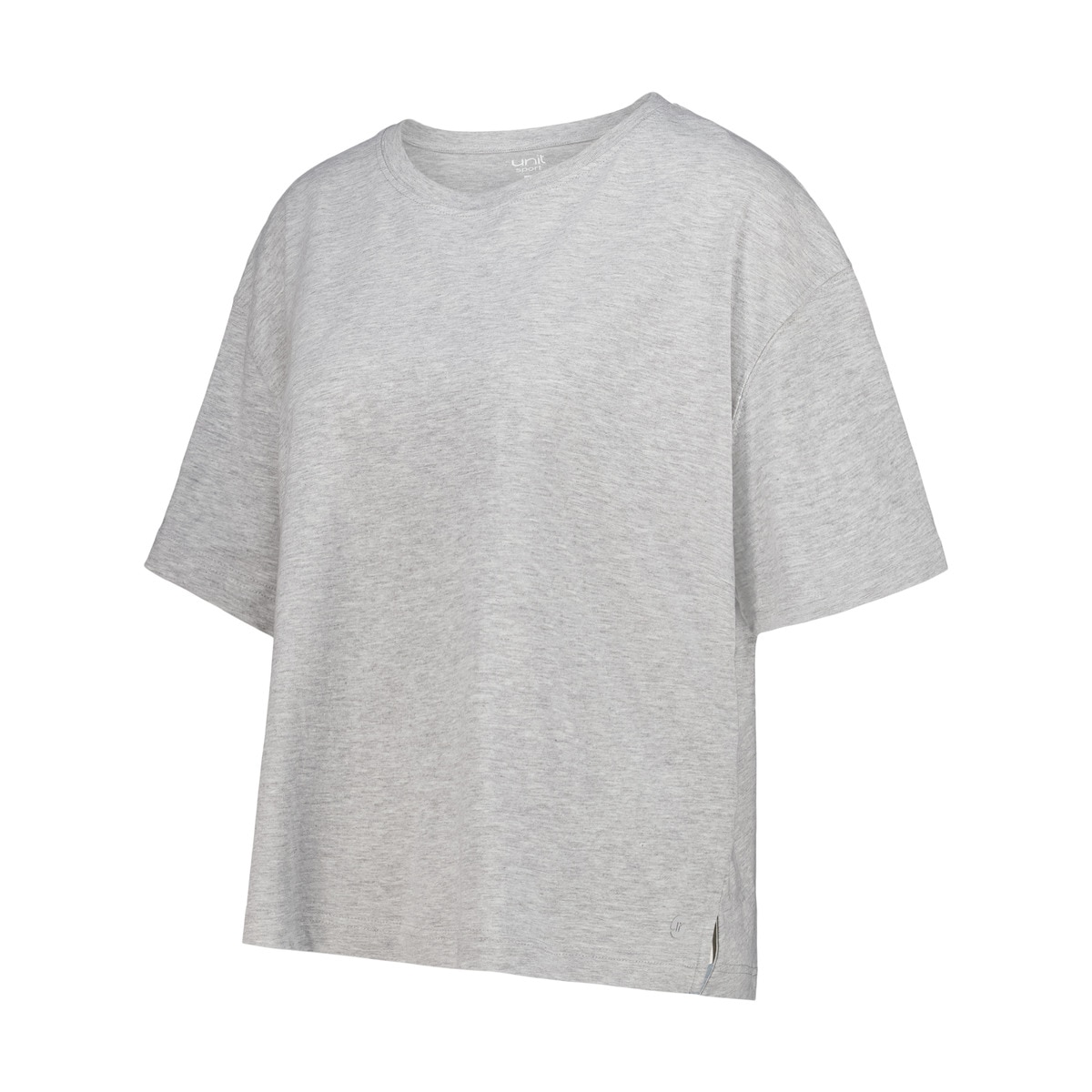 Camiseta holgada mujer Gris-4