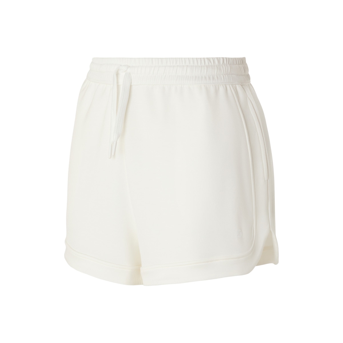 Pantalón corto modal mujer Crema-4