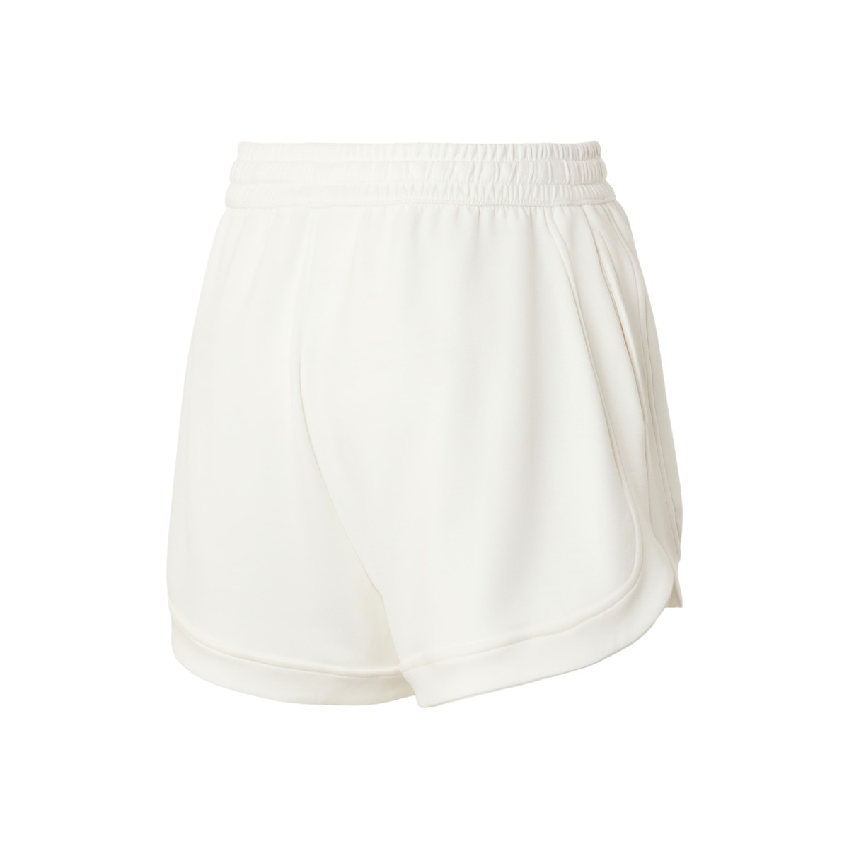 Pantalón corto modal mujer Crema-5