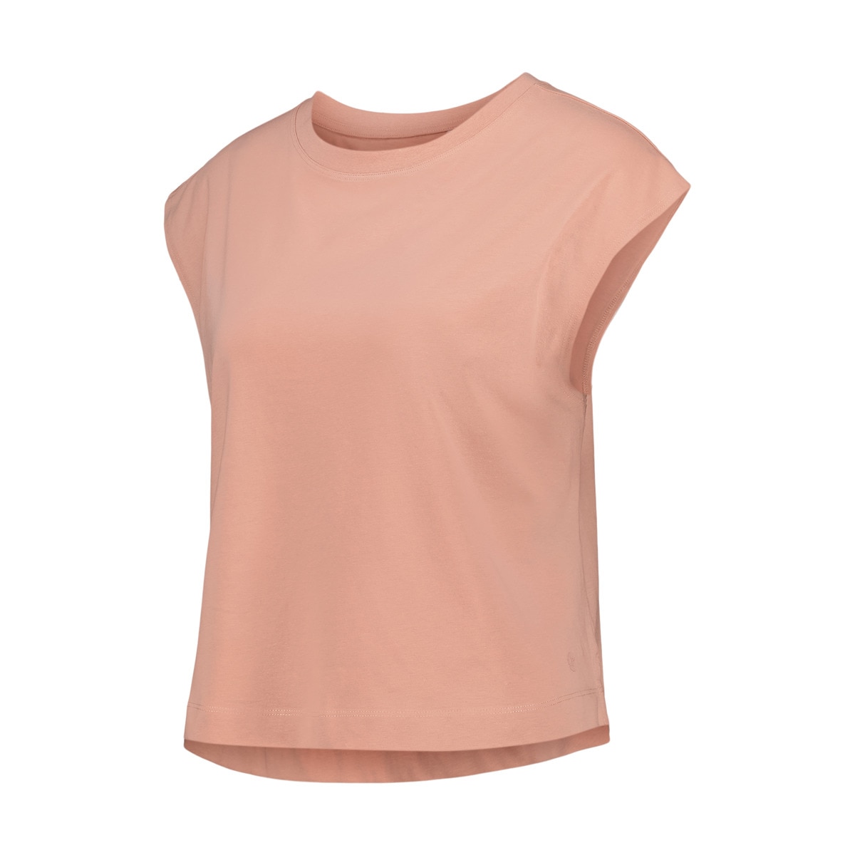 Camiseta sin mangas mujer Naranja-4