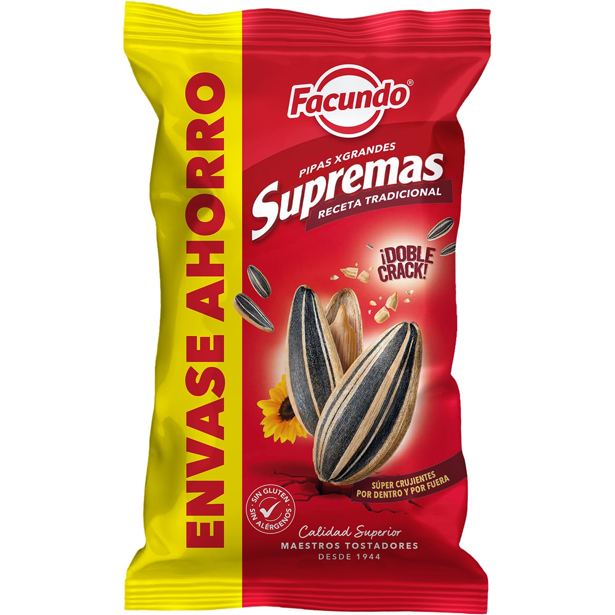 pipas supremas Sin Gluten bolsa 190 g Envase Ahorro