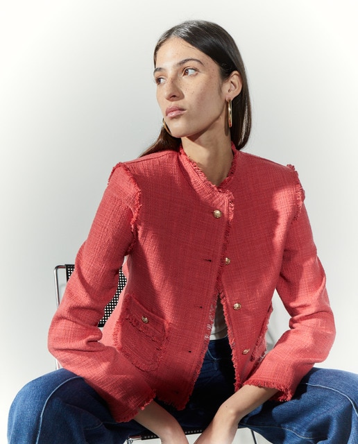 Imagem 0 de Casaco Tweed Liso