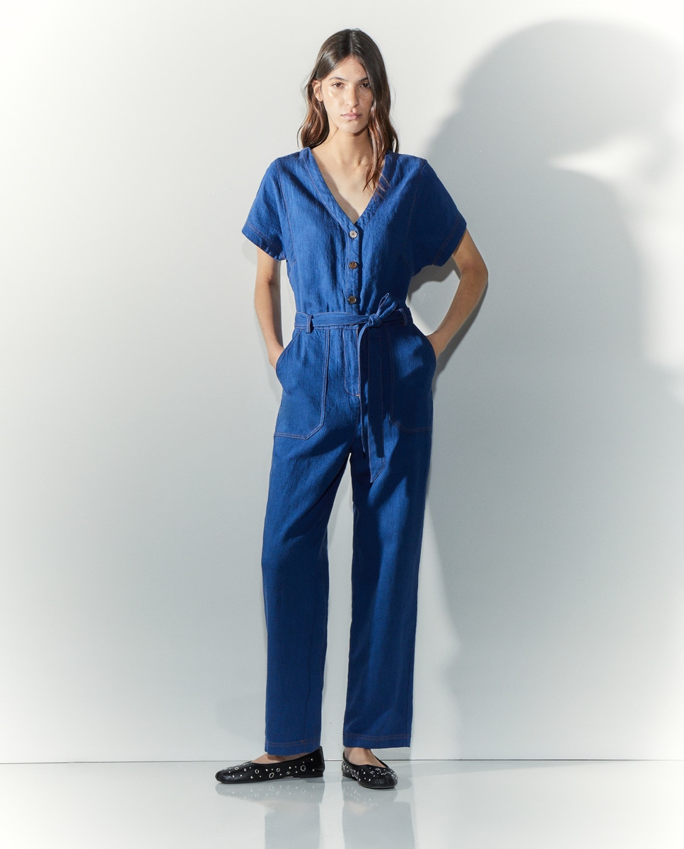 Jumpsuit Monos Fiesta Tintoretto Mono De Mujer Sin Mangas