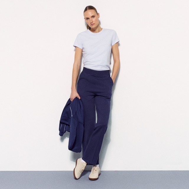 Imagen 0 de Pantalon largo ancho sportcasual de mujer Boomerang