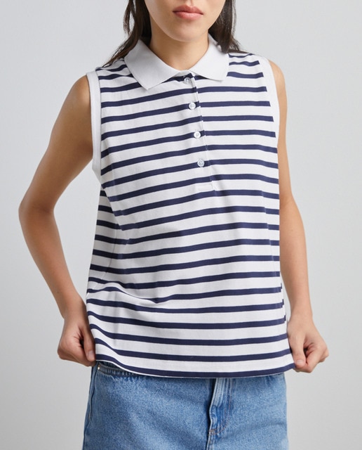 Imagen 0 de Polo de mujer con sin mangas