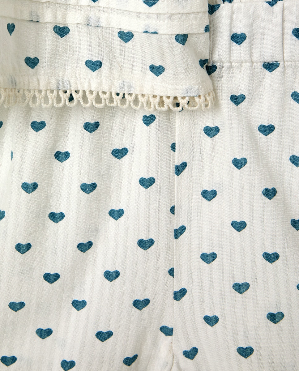 Pijama Curto Azul-marinho-5