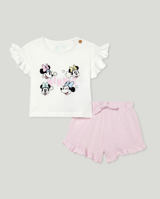 Imagen 0 de Conjunto dos piezas Minnie de bebé niña
