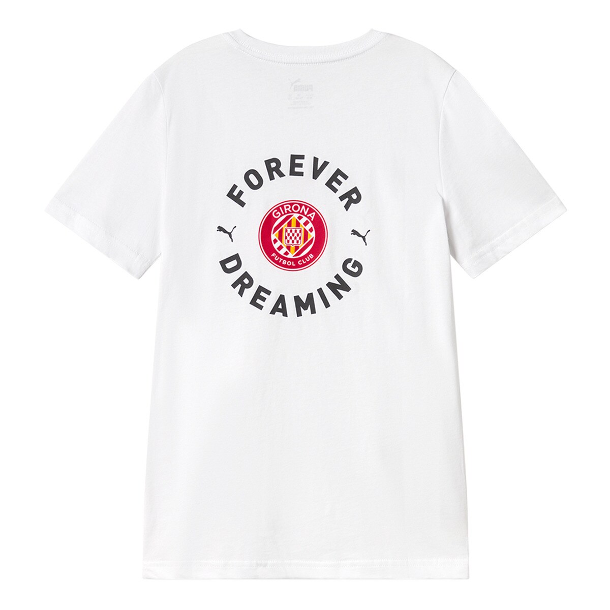 T-shirt de Criança Forever.Dreaming Tee Jr. Girona FC Branco-2