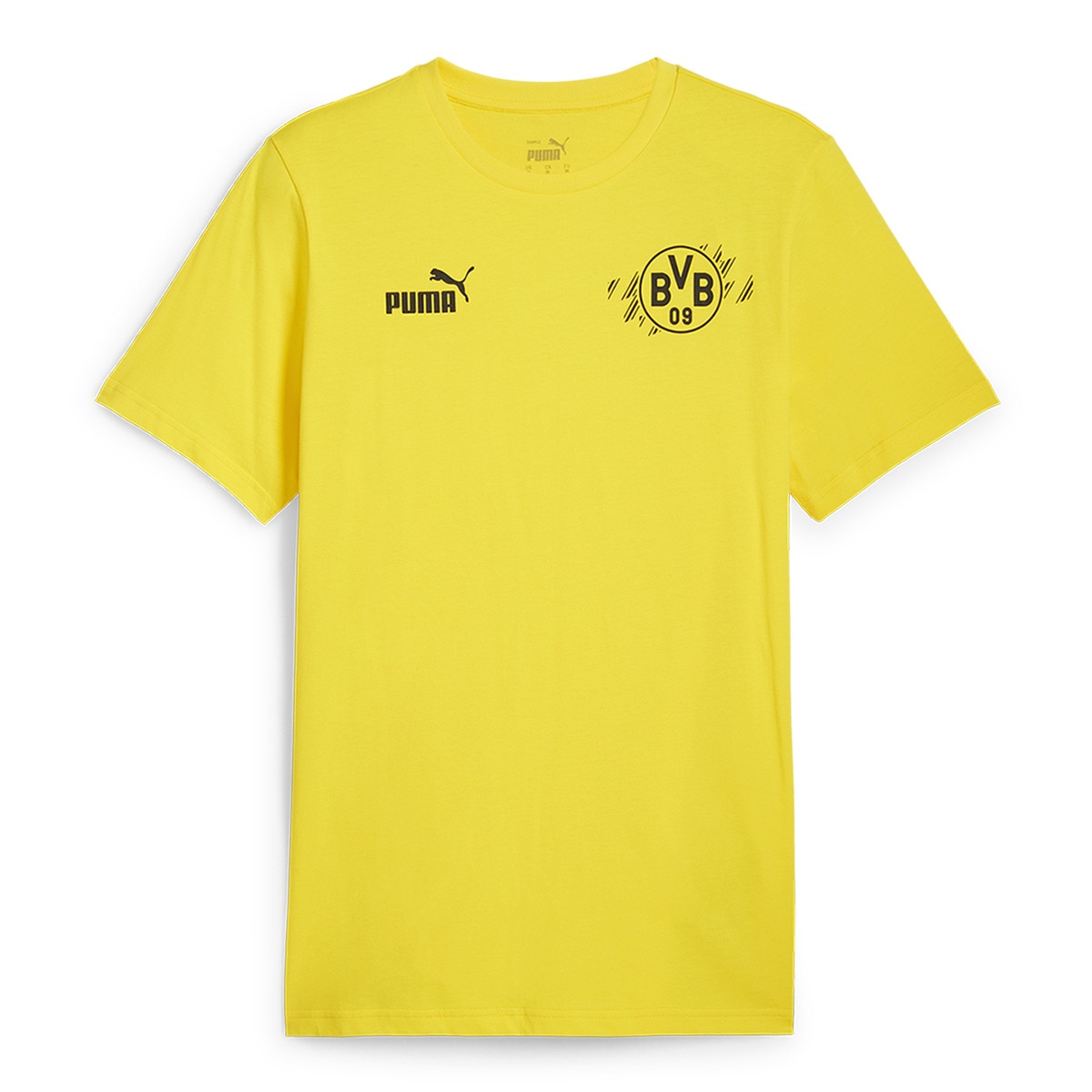 T-shirt de Homem Borussia Dortmund Culture 2024-2025 Amarelo-4