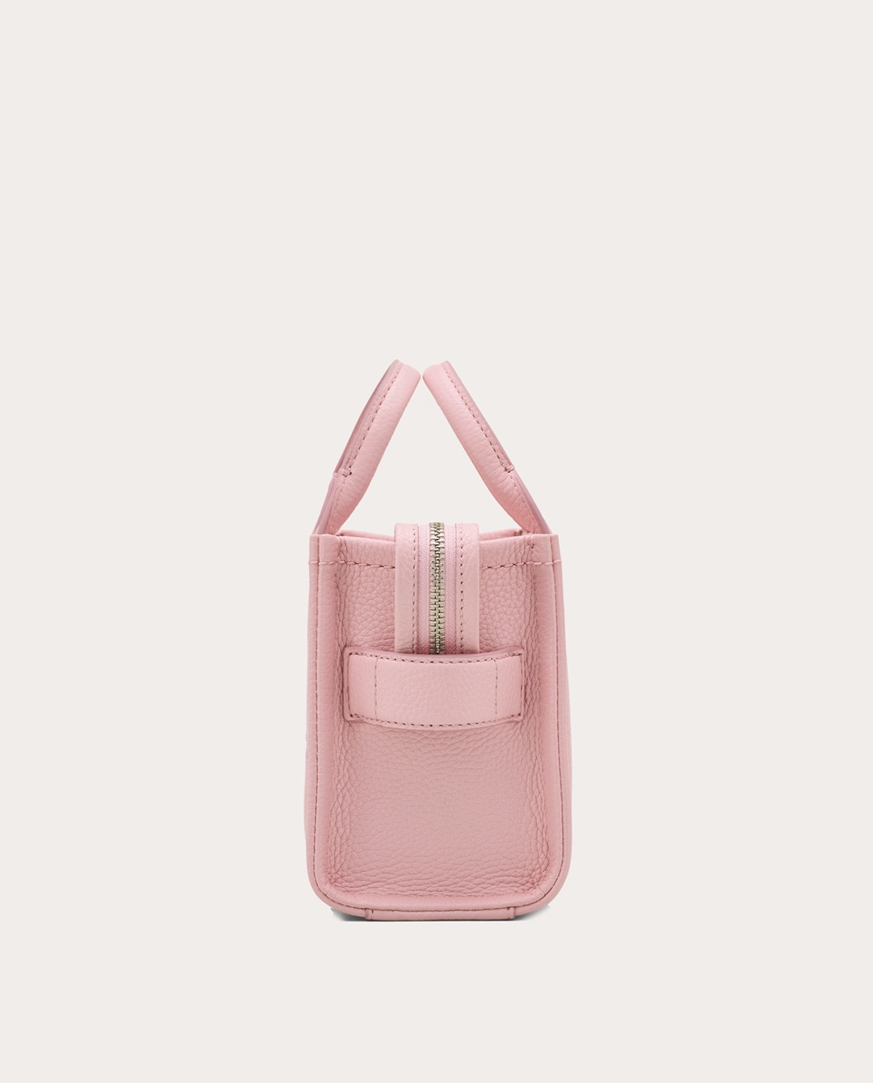 Bolso de mano Mini Tote de piel Rosa-4