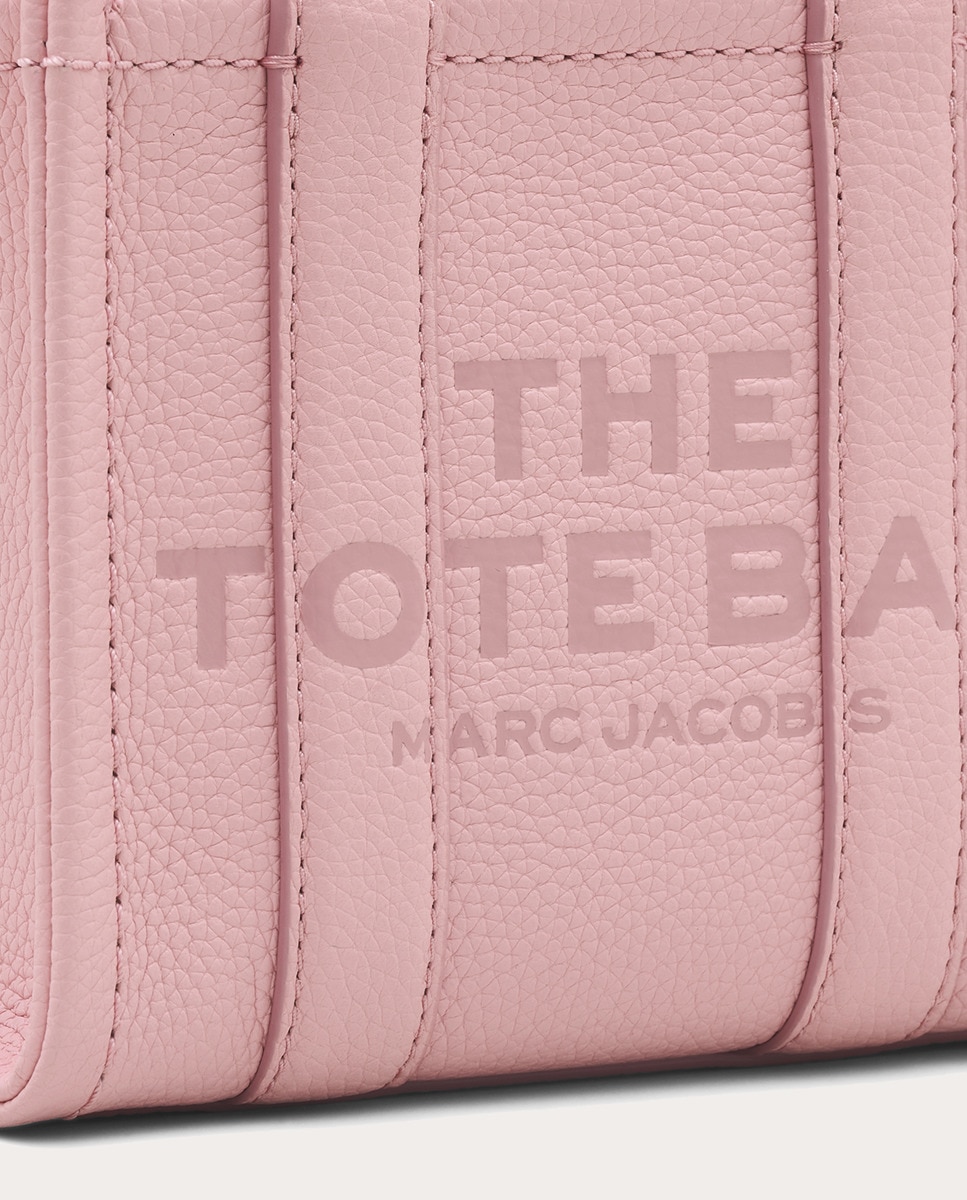 Bolso de mano Mini Tote de piel Rosa-6