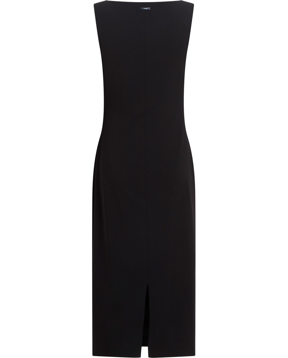 Vestido Midi em Scuba Crepe Preto-6